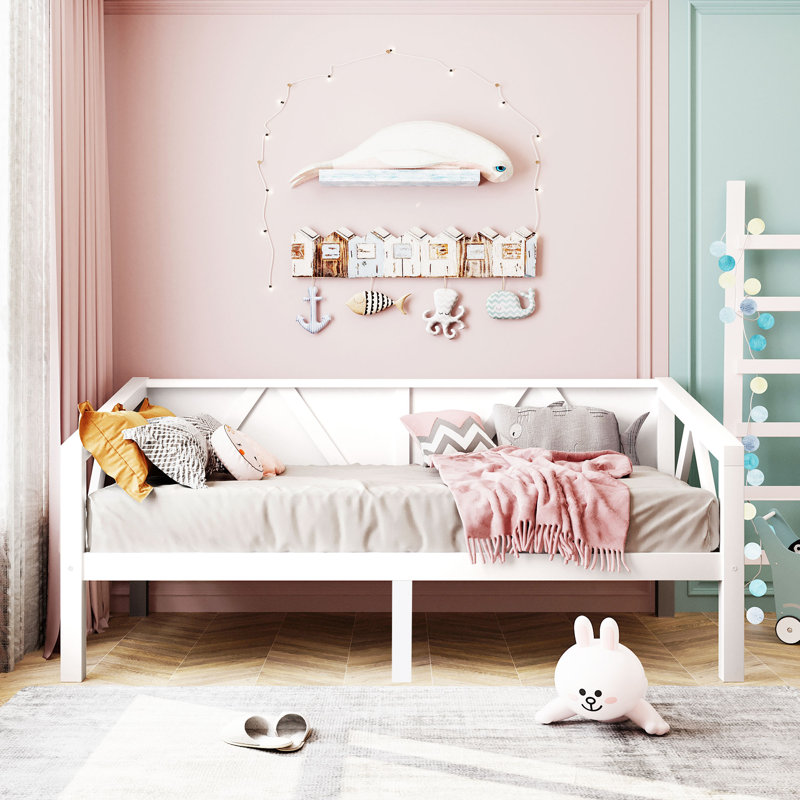 Twin Size Daybed, White, Twin, White