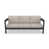 Tissu argenté Sunbrella est en rupture de stock