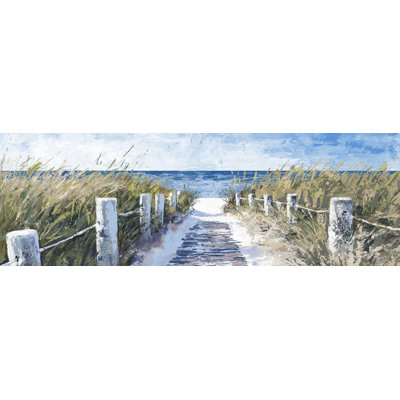 " Sandy Beach Pathway " Acrylic Painting
