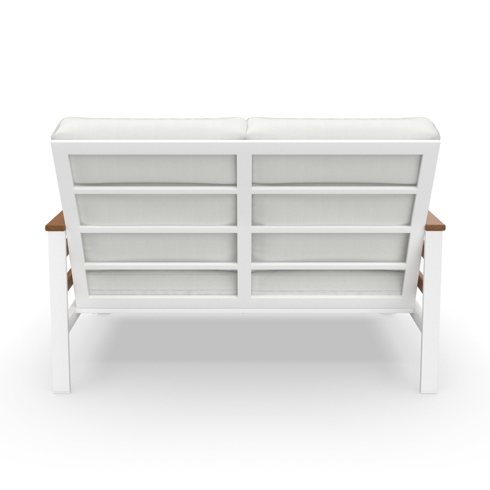 Townsend 55" Sunbrella® Patio Loveseat, Canvas White