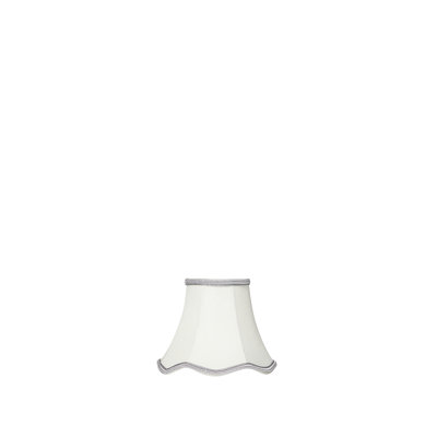 14cm H Cotton Bell Candelabra Shade ( Clip On ) in Cream