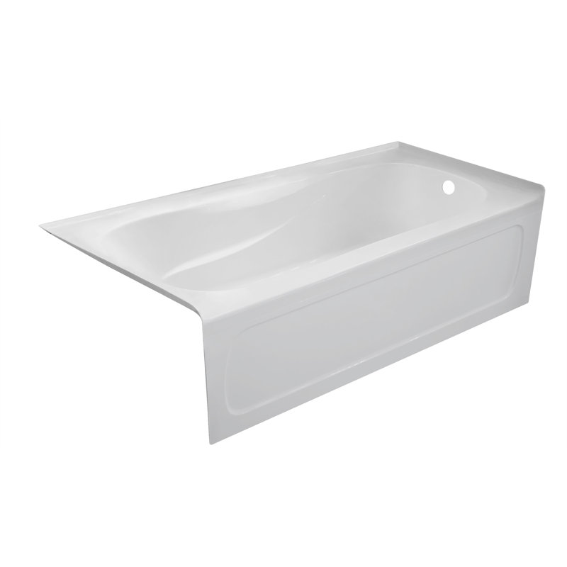 Signature 66'' x 30'' Soaking Acrylic Bathtub, Right
