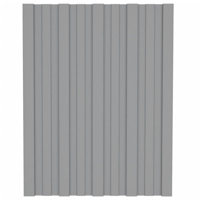 Vidaxl Roof Panels 12 Pcs Galvanized Steel
