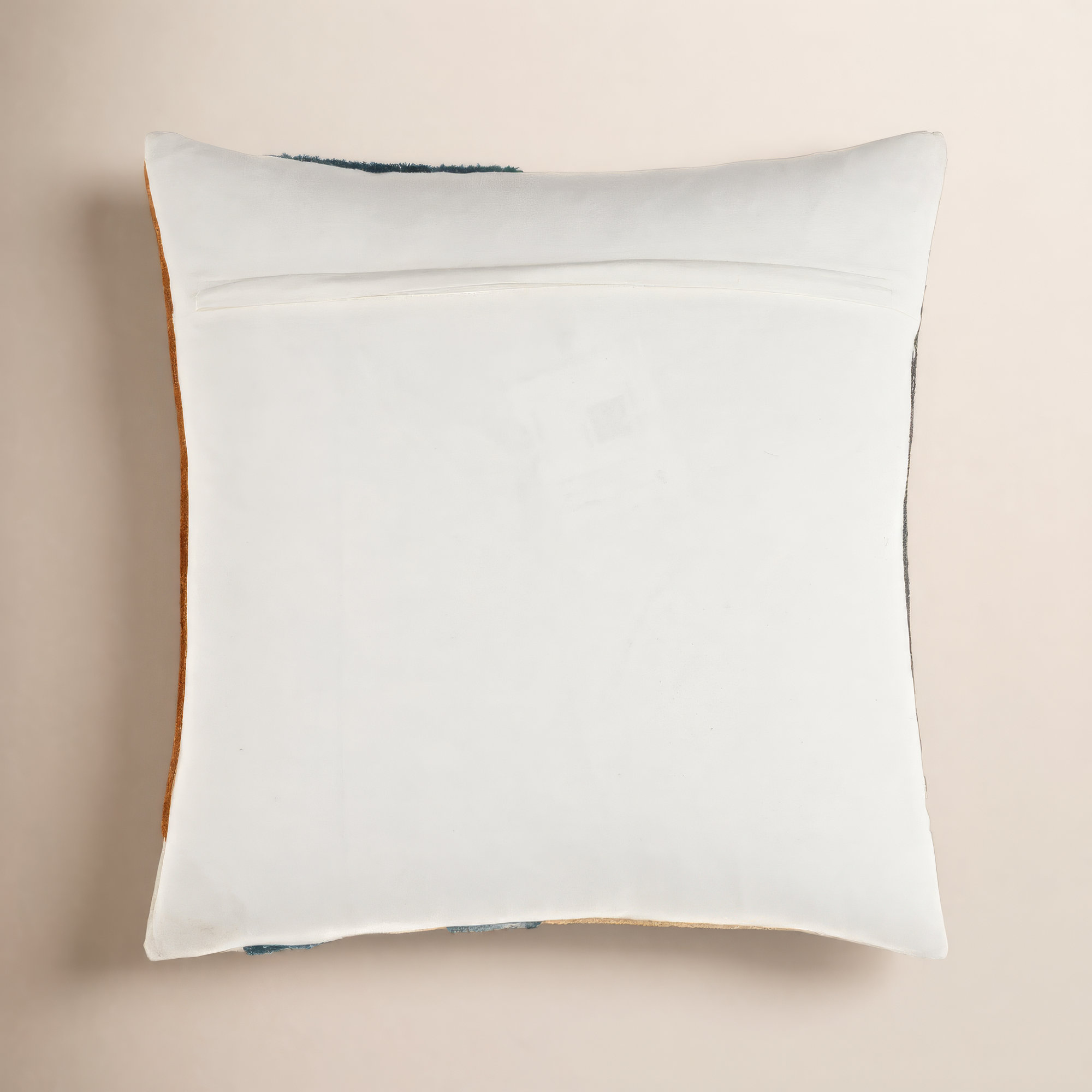 Fulbourn Embroidered Cotton Throw Pillow, Down