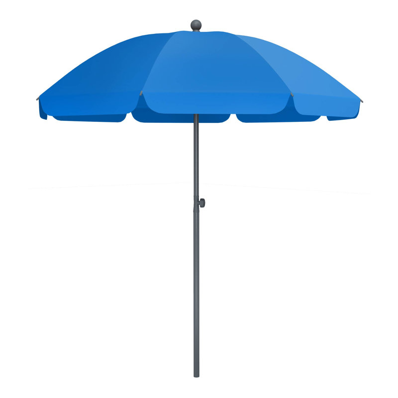 Balcony Parasol, 210cm H x 175cm W x 175cm D, Blue