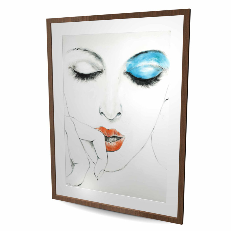 Pure style - impression romantique encadrée, H 48 po x l 36 po