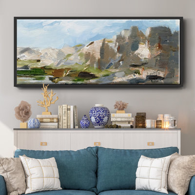 Western Cliffs II- Framed Canvas