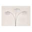 Lampe courbée de salon à arche de cristal de style moderne et luxueux 1Pc