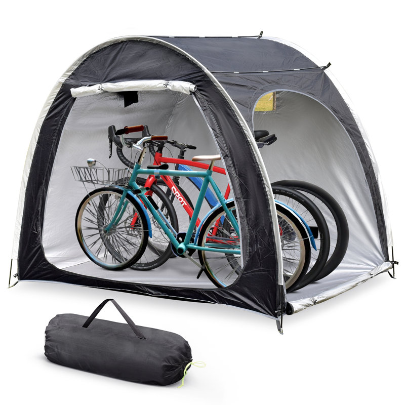 Nylon Portable Bike Shed, Black