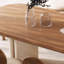 Table ovale en chêne crème French French-2085466744
