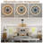 21" Rattan Boho Ceiling Fan with LED Light and Remote Control Included