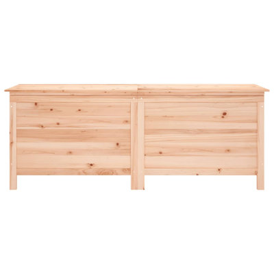 Ebern Designs Malynda 150cm W Fir Solid Wood Deck Box