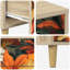 36cm W Engineered Wood Bedside Table