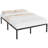 Bed Frame No Box Spring Needed, Sturdy Metal Platform Bed Frame, Basic Metal Bed Frame,14 Inch Queen-109915342