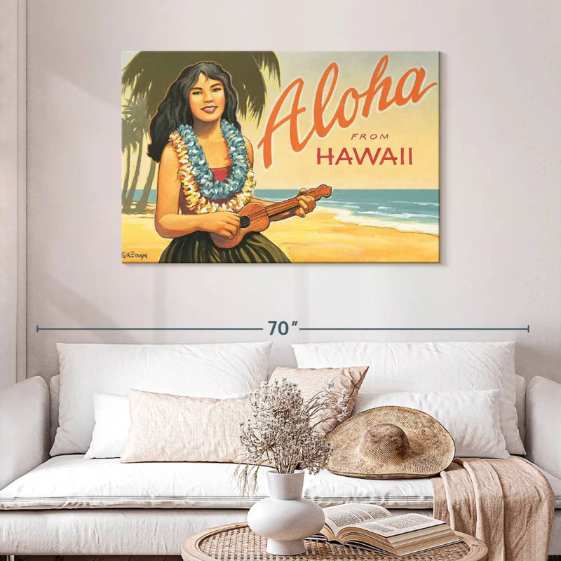 Gillard Aloha d'Hawaï II, H 30 po x l 45 po