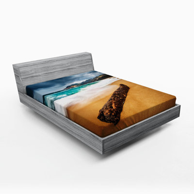 Driftwood Microfiber Fitted Sheet