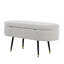 Fabric Upholstered Storage Bench-880633226