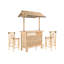 Julius Bamboo Home Bar By RAM Game Room