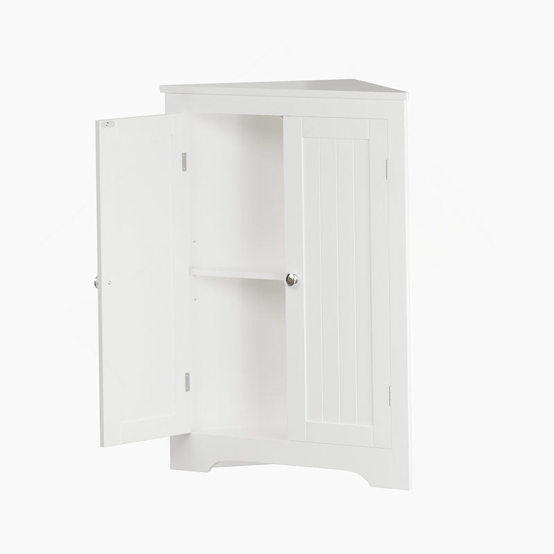 Armoire de plancher au sol avec 2 portes et tablettes réglables