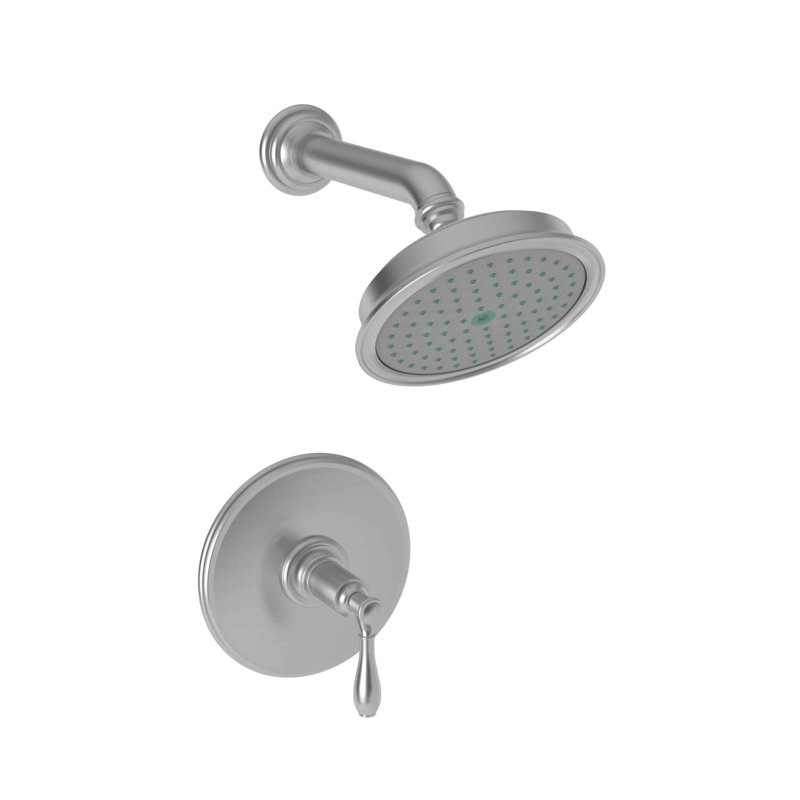 Ithaca Balanced Pressure Shower Trim Set with Shower Head, Stainless Steel - PVD