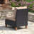 Outdoor Rattan Armless Sofa