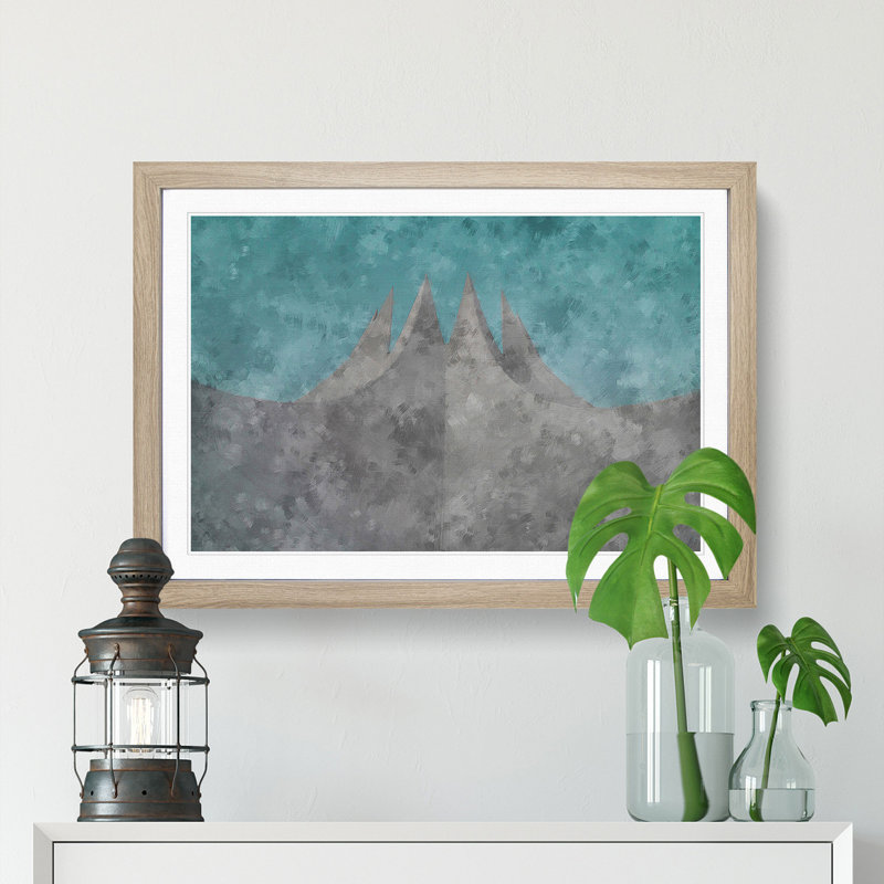 Tempodrom in Berlin - Picture Frame Painting Print, Oak Framed, 24cm H x 33cm W x 2cm D