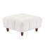 Canapé-lit modulaire convertible Marshmallow de style crème avec repose-pieds-101920501