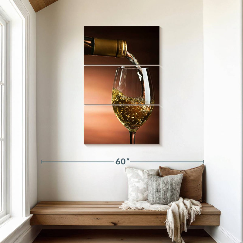 Yarlin White Wine Serving, 45" H x 28" W