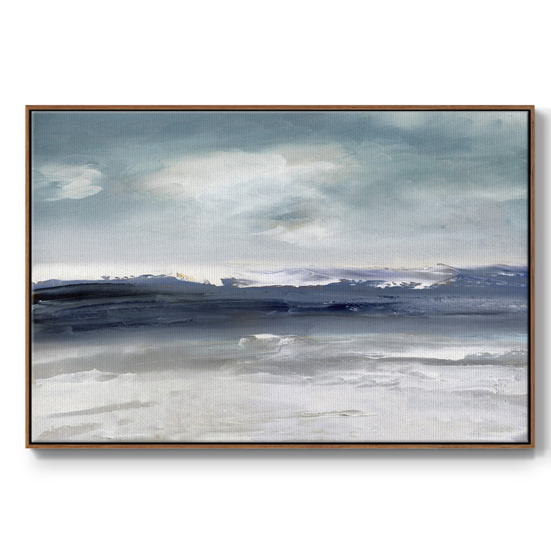 Beachcombers Paradise, reproduction d'art sur toile, H 27 po x l 41 po x P 2 po, Noyer