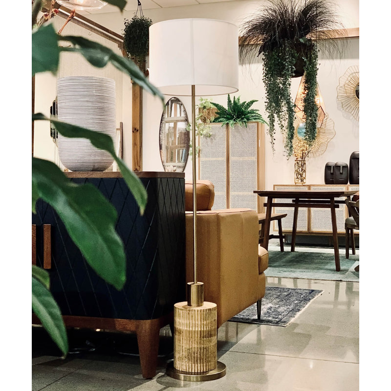 Araylia 60'' Wood Traditional Floor Lamp