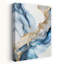 Blue Art Marble II 1 Piece Wrapped Canvas Wall Art-1351830294