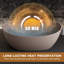 31.5 " W Freestanding Soaking Solid Surface Bathtub
