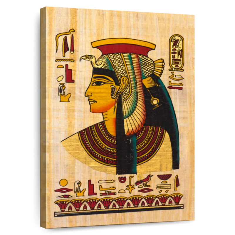 Papyrus égyptien Leisha Nefertiti, H 45 po x l 30 po