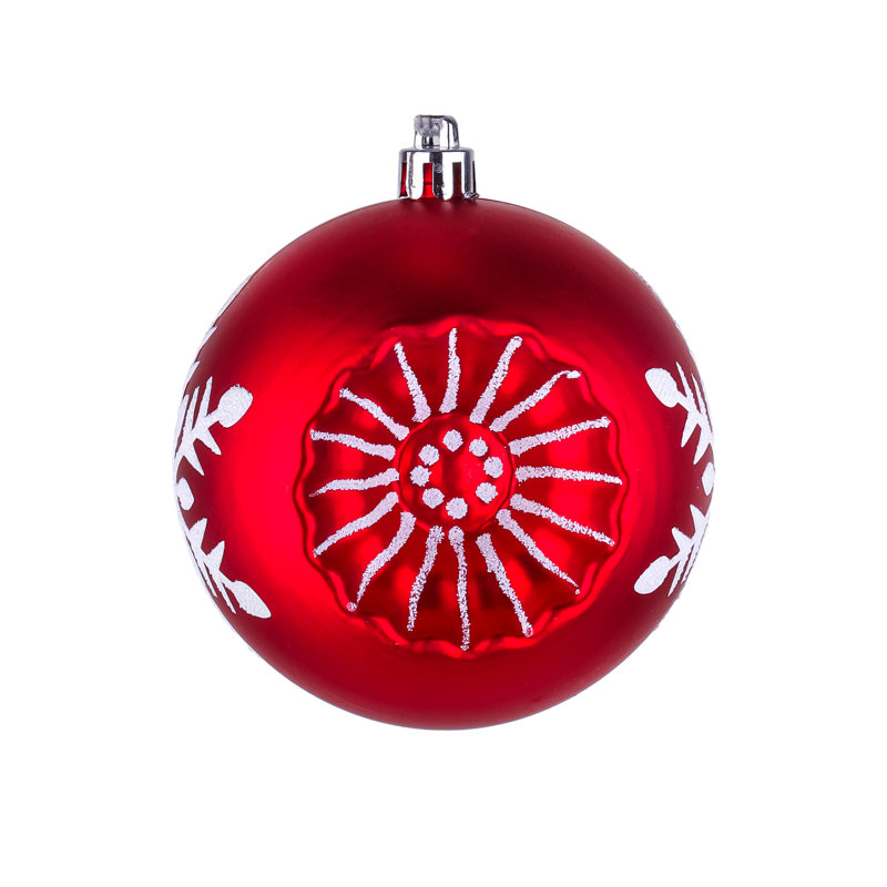 Ornements incassables The Holiday Aisle® 6 pièces, Rouge