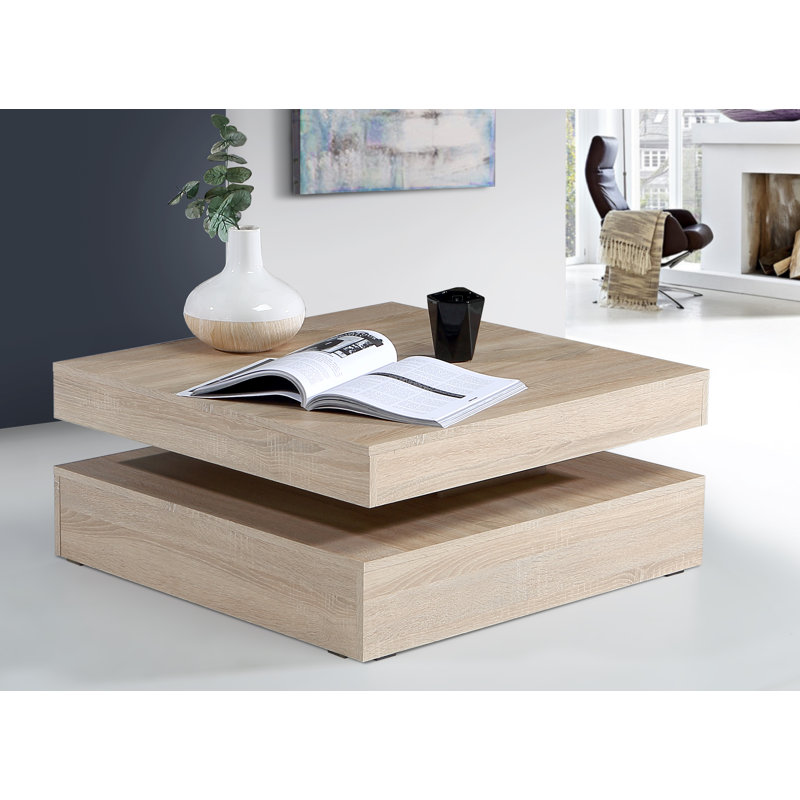 Downer Block Coffee Table, Old oak