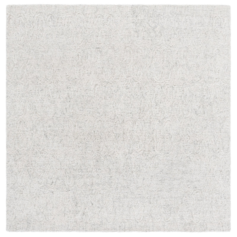 Naviyan 101 Area Rug In Silver, Square 6'