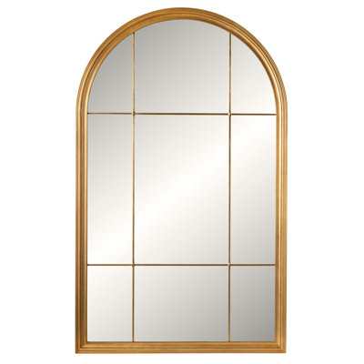 Cathedral Arch Solid Wood Framed Mirror