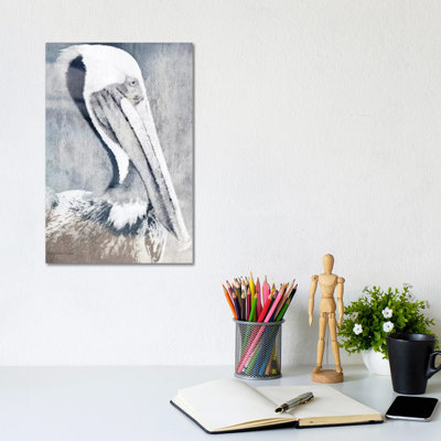 Pelican 1 Piece Wrapped Canvas Painting
