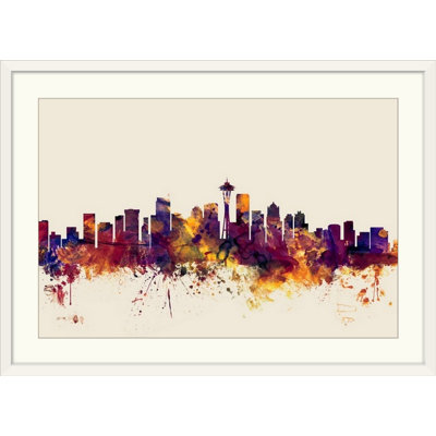 Francy " Seattle, Washington Skyline " by Michael Tompsett