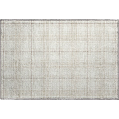 Premium Machine Washable Naglee AMF993 Plaid Rug