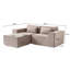 Canapé modulaire avec repose-pieds 3 pièces Boneless-645614230