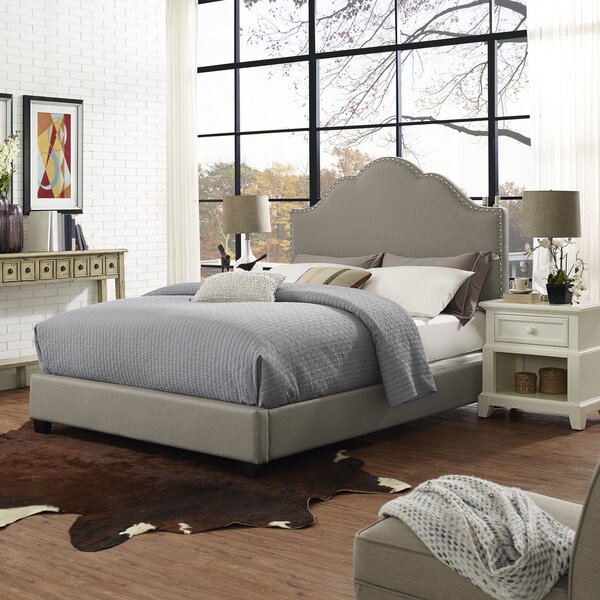 Alcott Hill® Benedict Upholstered Standard Bed & Reviews | Wayfair