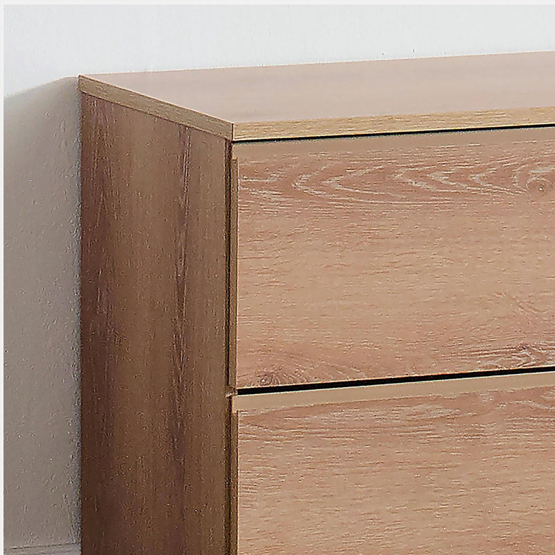 Système d'organisation en bois de chêne Devi, Chêne