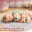 Tapis rond rose lavable à la machine Kaldi-1527161876