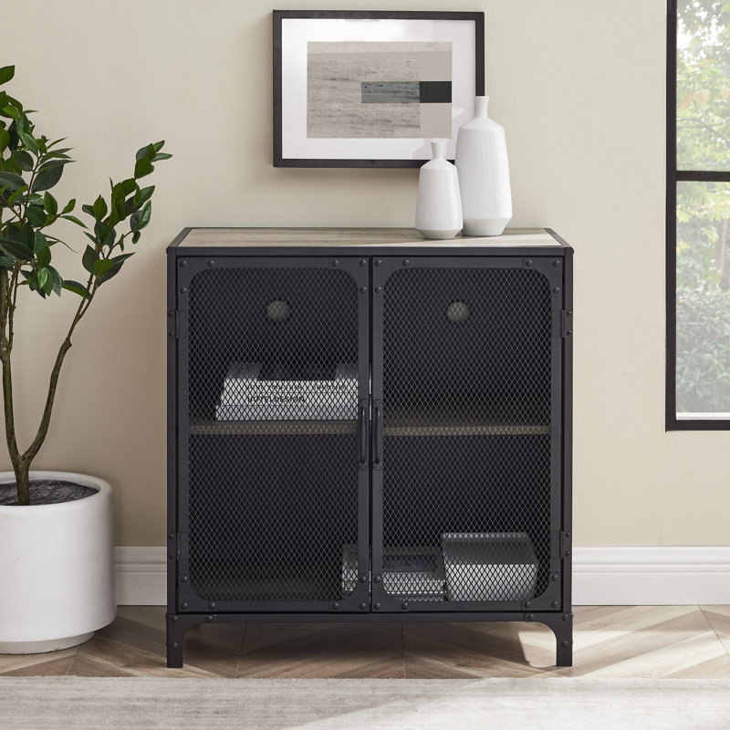 Munich Accent Cabinet, Gray Wash