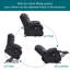 Turenne 96cm Wide Velvet Lift Assist Standard Recliner with Massager-1814806142