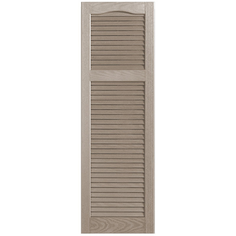 Paire de volets à persiennes style cathédrale, 66 po, Grès, 9"