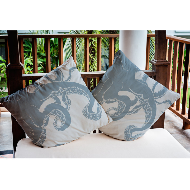 Housse et coussin, 20 po x 20 po, Fumée poussiéreuse