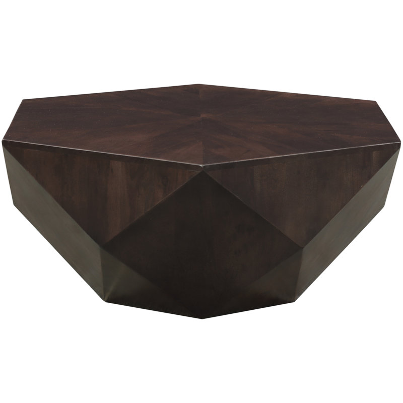 Table basse Diamante, Brun