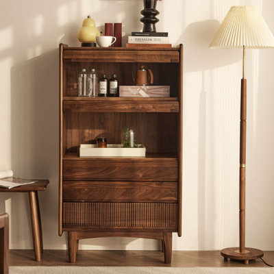 Armoire d'appoint ronde en verre